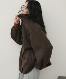 Aunt Marie's（アントマリーズ）の「スタンドカラーメルトンミドルコート（その他アウター）」