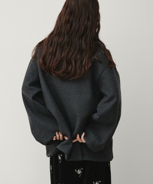 Aunt Marie's（アントマリーズ）の「スタンドカラーメルトンミドルコート（その他アウター・レディース・チャコールグレー/ブラウン/ナチュラル・MT/FREE）」の21枚目の写真