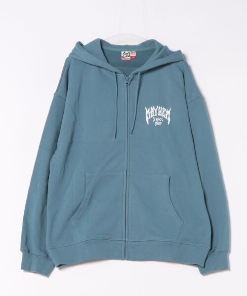 セール】【限定】lost/ロスト ジップアップパーカー バックプリント