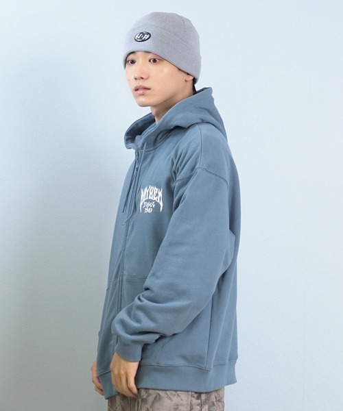 セール】【限定】lost/ロスト ジップアップパーカー バックプリント