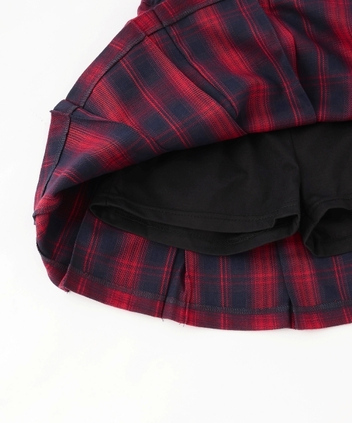 X-girl Stages（エックスガールステージス）の「【TBSドラマ フェイクマミー 着用アイテム】カーゴプリーツスカート（スカート・キッズ・レッド/ブルー・110cm/120cm/130cm/140cm）」の8枚目の写真