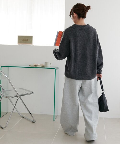 【美品】ティッカ・ニット・セーター・アルパカ混・スキッパープルオーバー・FREE TICCA（ティッカ）の「＜TICCA（ティッカ）＞スキッパー プルオーバー