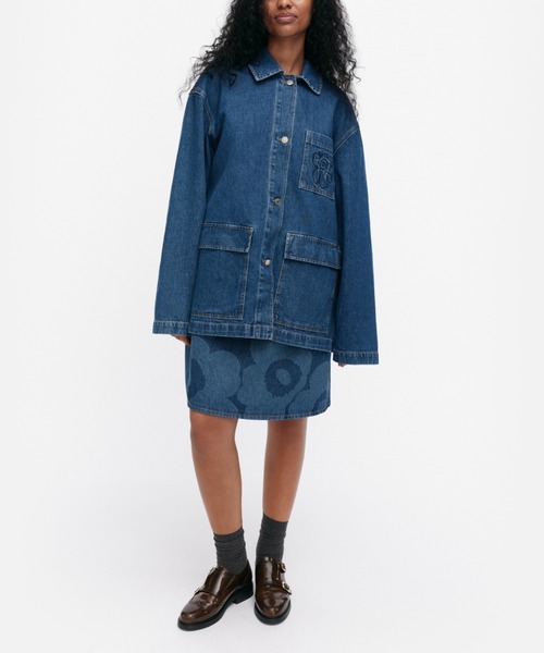 ノベルティ付】《Maridenim》 Poweri Unikko / jacket（デニム