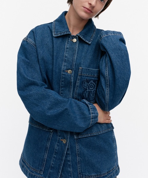 ノベルティ付】《Maridenim》 Poweri Unikko / jacket（デニム
