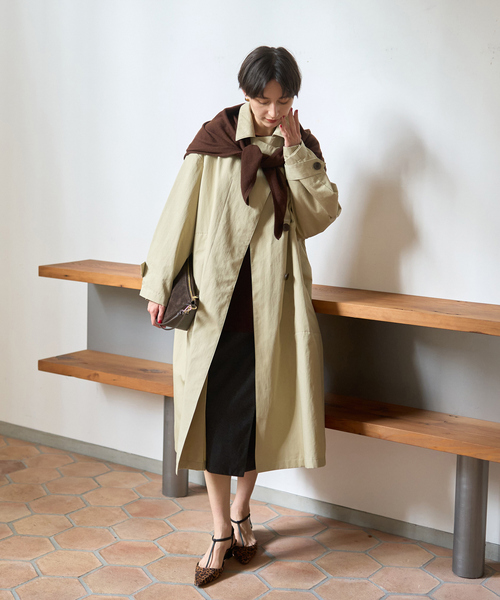 Rouge vif(ルージュヴィフ)の「【ストールセット】ポケット付片畦ニットプルオーバー(ニット/セーター・レディース・ブラウン/ベージュ/ブルー・フリー)」の18枚目の写真