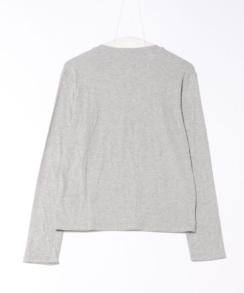 aimoha(アイモハ)の「キャット刺繍ロングスリーブTシャツ(Tシャツ/カットソー・レディース・ブラック/グレー/ホワイト・FREE)」の4枚目の写真