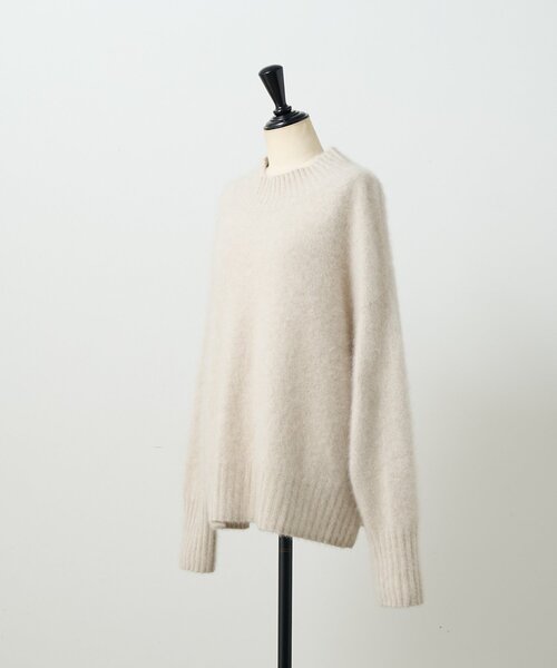 BEARDSLEY（ビアズリー）の「FOXアルパカボトルネックニット（ニット/セーター・レディース・ブルー/ライトグレー・FREE）」の22枚目の写真