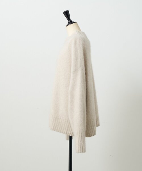 BEARDSLEY（ビアズリー）の「FOXアルパカボトルネックニット（ニット/セーター・レディース・ブルー/ライトグレー・FREE）」の20枚目の写真