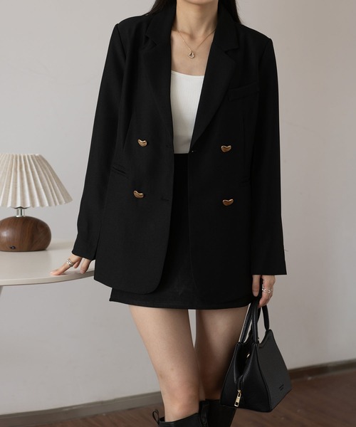 MAISON DE THERESE（メゾン ド テレーズ）の「カジュアルブレザー（ライダースジャケット・レディース・グレー/ブラウン/ライトグレー/ブラック・S/M/L/XL/XX-LARGE）」の16枚目の写真