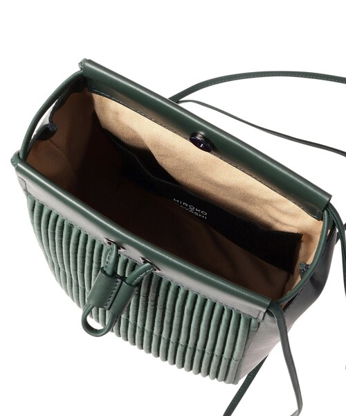 HIROKO HAYASHI（ヒロコハヤシ）の「MONTE（モンテ）ショルダーバッグ（ショルダーバッグ・レディース・ネイビー/ブラック/グリーン系その他5・00）」の19枚目の写真