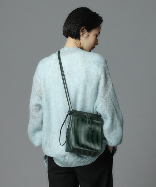 HIROKO HAYASHI(ヒロコハヤシ)の「MONTE(モンテ)ショルダーバッグ(ショルダーバッグ・レディース・ネイビー/ブラック/グリーン系その他5・00)」の9枚目の写真