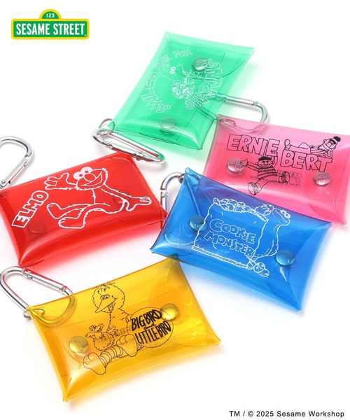 セサミストリート/PVCクリアポーチ/583487（ポーチ）｜GLOBAL WORK