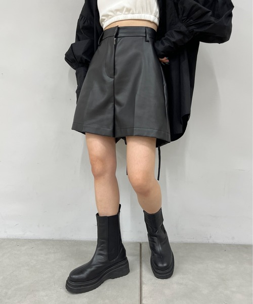 WHO'S WHO gallery（フーズフーギャラリー）の「ショートパンツ（その他パンツ・レディース・ブラック・FREE）」の6枚目の写真