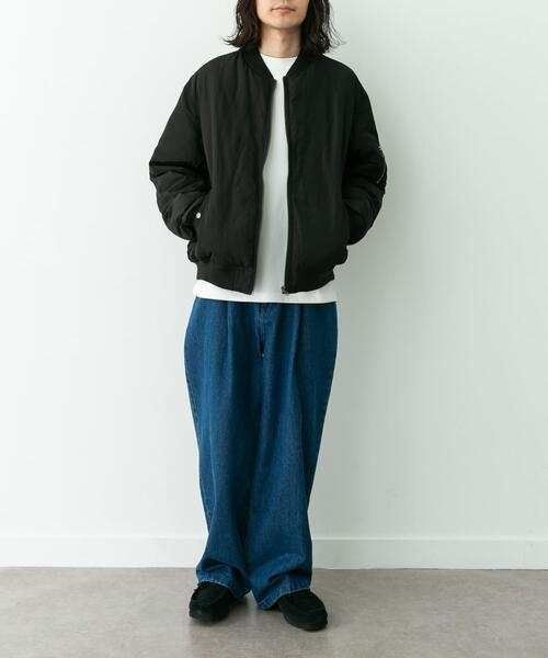 【1回使用:美品】SOFTHYPHEN 定価¥60,500ブラック MA-1 FELLEX中綿MA-1ブルゾン（MA-1）｜URBAN RESEARCH Sonny Label
