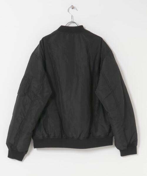 URBAN RESEARCH Sonny Label（アーバンリサーチサニーレーベル）の「FELLEX中綿MA-1ブルゾン（MA-1・メンズ・ブラック/カーキ・MEDIUM/LARGE/X-LARGE）」の5枚目の写真
