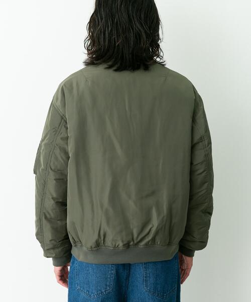 URBAN RESEARCH Sonny Label（アーバンリサーチサニーレーベル）の「FELLEX中綿MA-1ブルゾン（MA-1・メンズ・ブラック/カーキ・MEDIUM/LARGE/X-LARGE）」の17枚目の写真