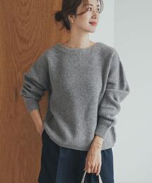 URBAN RESEARCH DOORS | ハミルトンウール畦ボートネックプルオーバー(ニット/セーター)