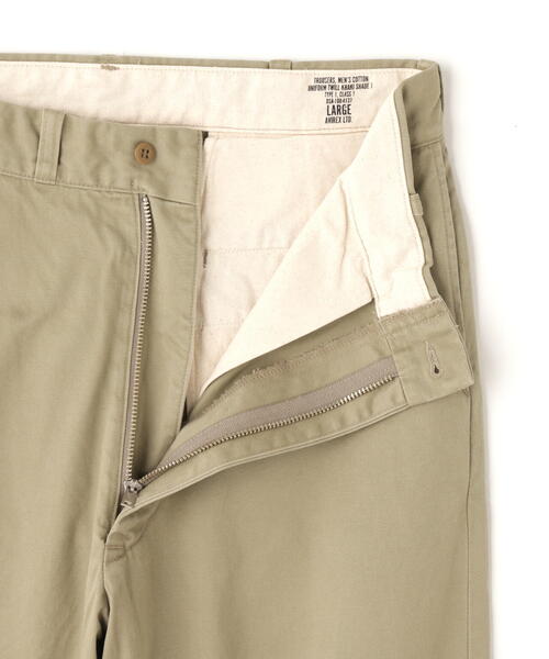 AVIREX（アヴィレックス）の「《VINTAGE LINE》U.S. ARMY CHINO TROUSERS / ユーエス アーミー チノトラウザーズ / AVIREX / アヴィレックス（チノパンツ・メンズ・カーキ・L/M/XL/2XL）」の11枚目の写真