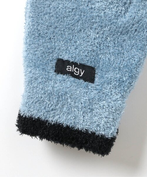 algy（アルジー）の「algyネームもちもち手袋（手袋・キッズ・ブラック/サックスブルー/グレー・FREE）」の5枚目の写真