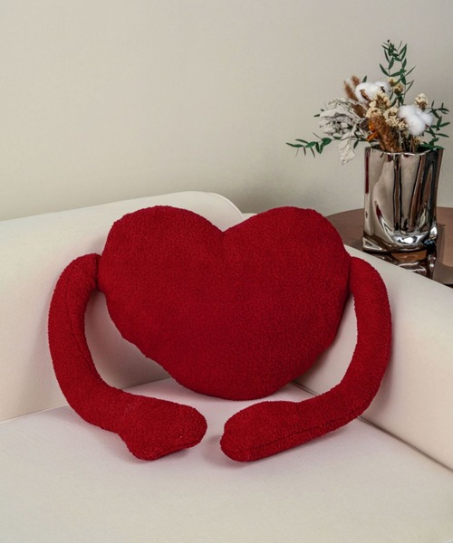 Made in I（メイドインアイ）の「ハートデザイン抱き枕クッション（クッション/クッションカバー・レディース・レッド・FREE）」の19枚目の写真