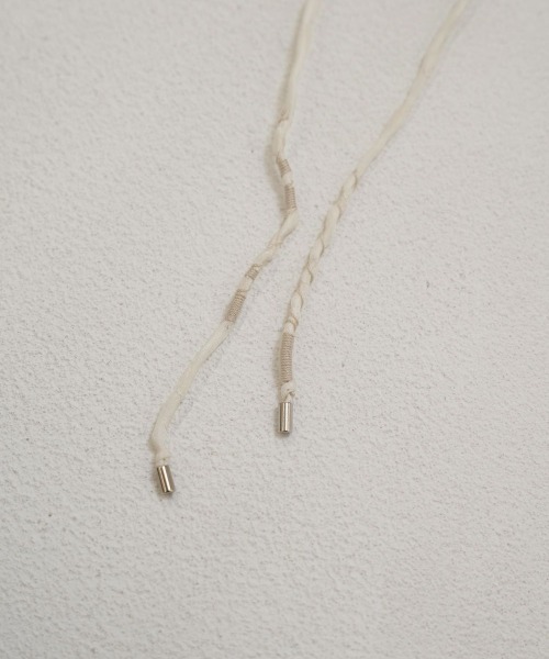 TODAYFUL(トゥデイフル)の「【TODAYFUL/トゥデイフル】Silk Cord Choker/シルクコードチョーカー(チョーカー・レディース・キナリ/ブラック・FREE)」の4枚目の写真