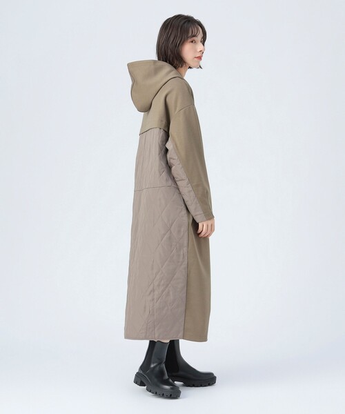 セール】異素材 キルト ワンピース（ワンピース）｜BEAMS HEART