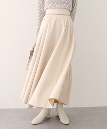 natural couture | 【WEB限定】ポンチスエードパイピングサーキュラースカート(スカート)