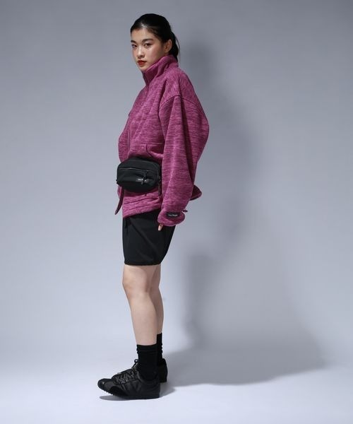 JEANASIS（ジーナシス）の「【Les Fleurs】フリースブルゾン/612167（ブルゾン・レディース・ピンク系その他/グレー・FREE）」の5枚目の写真