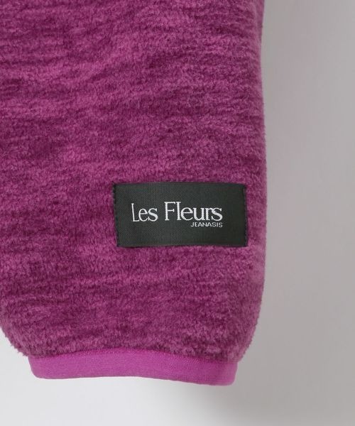 JEANASIS（ジーナシス）の「【Les Fleurs】フリースブルゾン/612167（ブルゾン・レディース・ピンク系その他/グレー・FREE）」の14枚目の写真