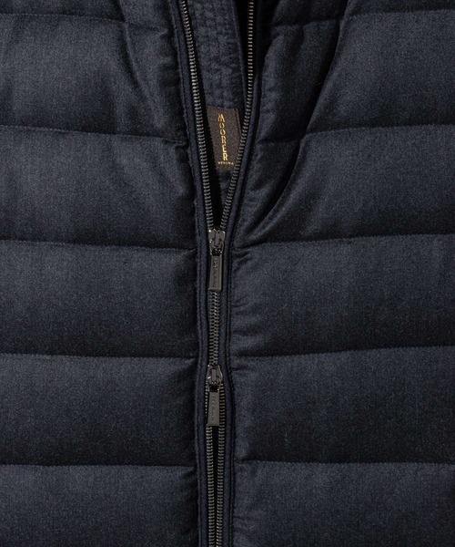 ムーレー MOORER OLIVER ダウン ベスト ネイビー 50 L XL ムーレー MOORER OLIVER ダウン ベスト ネイビー 50 L XL