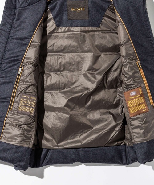 MOORER（ムーレー）の「MOORER OLIVER-L DOWN VEST ムーレー オリバー ダウンベスト（ダウンベスト・メンズ・ブルーグレー・50/48/46/52）」の13枚目の写真