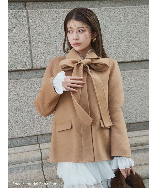 SNIDEL（スナイデル）の「リップルラインミニスカショーパン（その他パンツ・レディース・ローズ/ホワイト・0/1）」の5枚目の写真