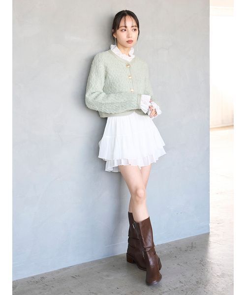 新作新品♥️定価以下✨SNIDELリップルラインミニスカショーパン セール】リップルラインミニスカショーパン（その他パンツ）｜SNIDEL