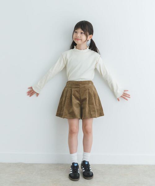 URBAN RESEARCH DOORS(アーバンリサーチドアーズ)の「コーデュロイWタックキュロット(KIDS)(その他パンツ・キッズ・ライトベージュ/モカ・120/105/135)」の11枚目の写真
