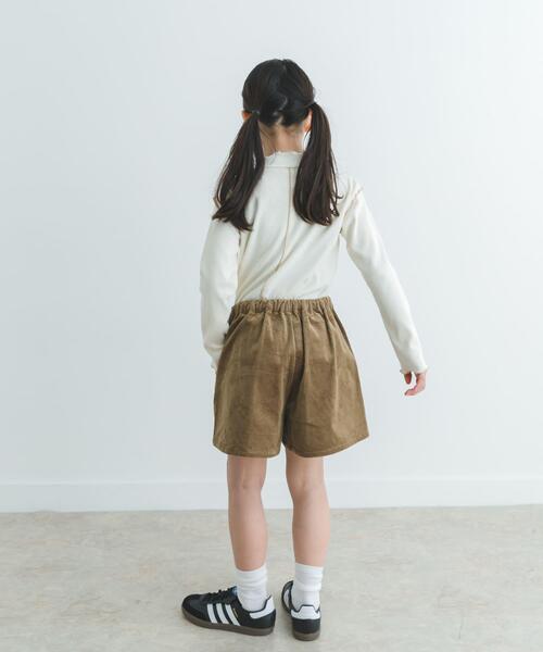 URBAN RESEARCH DOORS(アーバンリサーチドアーズ)の「コーデュロイWタックキュロット(KIDS)(その他パンツ・キッズ・ライトベージュ/モカ・120/105/135)」の14枚目の写真