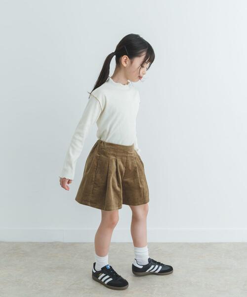 URBAN RESEARCH DOORS(アーバンリサーチドアーズ)の「コーデュロイWタックキュロット(KIDS)(その他パンツ・キッズ・ライトベージュ/モカ・120/105/135)」の15枚目の写真