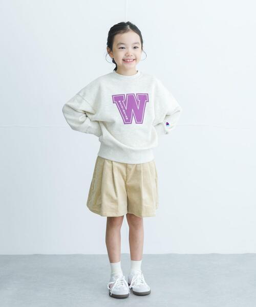 URBAN RESEARCH DOORS(アーバンリサーチドアーズ)の「コーデュロイWタックキュロット(KIDS)(その他パンツ・キッズ・ライトベージュ/モカ・120/105/135)」の7枚目の写真