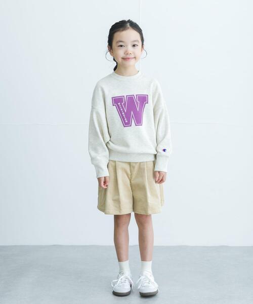 URBAN RESEARCH DOORS(アーバンリサーチドアーズ)の「コーデュロイWタックキュロット(KIDS)(その他パンツ・キッズ・ライトベージュ/モカ・120/105/135)」の6枚目の写真