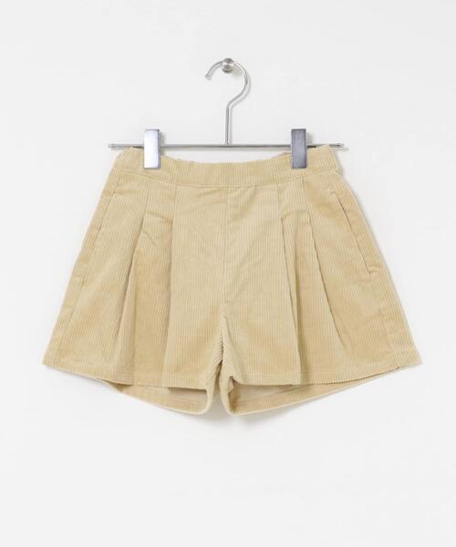 URBAN RESEARCH DOORS(アーバンリサーチドアーズ)の「コーデュロイWタックキュロット(KIDS)(その他パンツ・キッズ・ライトベージュ/モカ・120/105/135)」の4枚目の写真