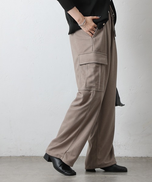 COLONY 2139（コロニートゥーワンスリーナイン）の「ウールライクジャージーカーゴパンツ（カーゴパンツ・レディース・チャコールグレー/アイボリー/ブラウン・SMALL/MEDIUM）」の11枚目の写真