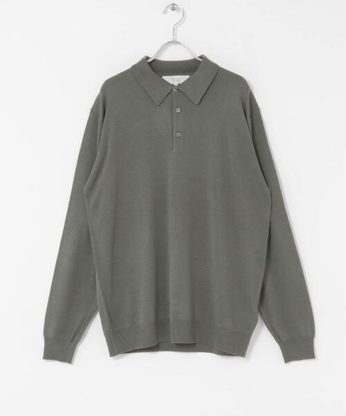 セール】『XLサイズあり』『UR TECH』ハイゲージニットポロシャツ