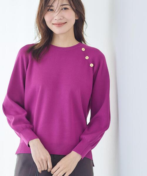 セール】【ゆったり着られる◎】ラグランスリーブニット（ニット