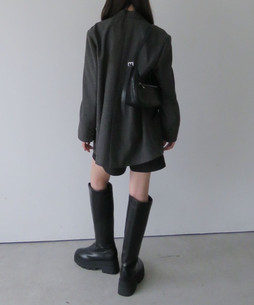 archives（アルシーヴ）の「ヘリンボーンＢＩＧテーラードジャケット（テーラードジャケット・レディース・ブラウン/ブラック・MEDIUM）」の20枚目の写真