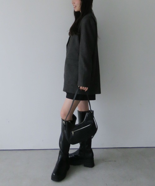 archives（アルシーヴ）の「ヘリンボーンＢＩＧテーラードジャケット（テーラードジャケット・レディース・ブラウン/ブラック・MEDIUM）」の21枚目の写真