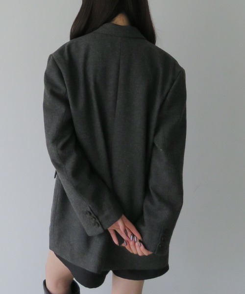 archives（アルシーヴ）の「ヘリンボーンＢＩＧテーラードジャケット（テーラードジャケット・レディース・ブラウン/ブラック・MEDIUM）」の16枚目の写真