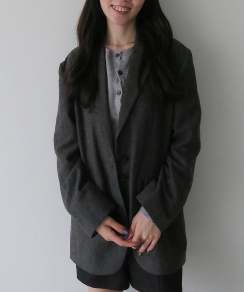 archives（アルシーヴ）の「ヘリンボーンＢＩＧテーラードジャケット（テーラードジャケット・レディース・ブラウン/ブラック・MEDIUM）」の12枚目の写真