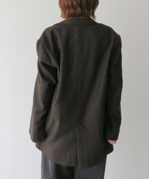 archives（アルシーヴ）の「ヘリンボーンＢＩＧテーラードジャケット（テーラードジャケット・レディース・ブラウン/ブラック・MEDIUM）」の7枚目の写真