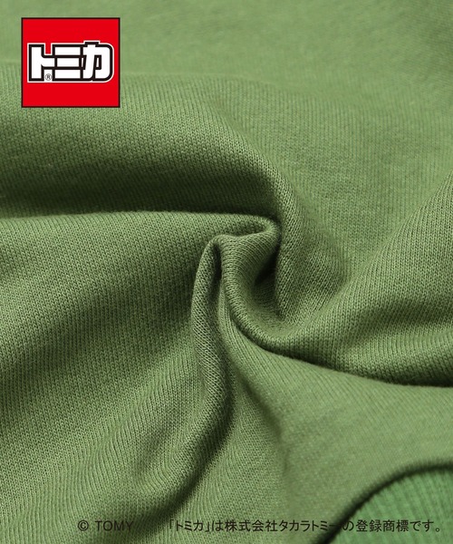 DILASH（ディラッシュ）の「【トミカ / 綿100%】にんきのはたらくくるまトレーナー（スウェット・キッズ・ネイビー/カーキ・80/90/100/110/120/130）」の6枚目の写真