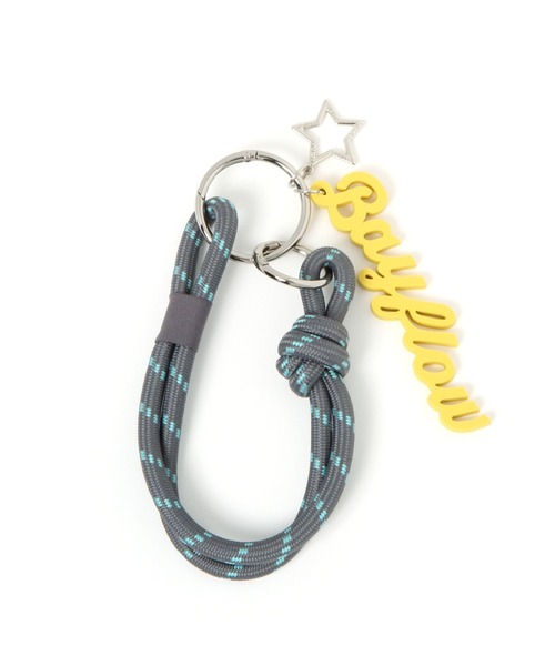 BAYFLOW（ベイフロー）の「シリコンロゴバッグチャーム（キーホルダー・レディース・パープル/イエロー/グリーン/ブルー/レッド・FREE）」の4枚目の写真