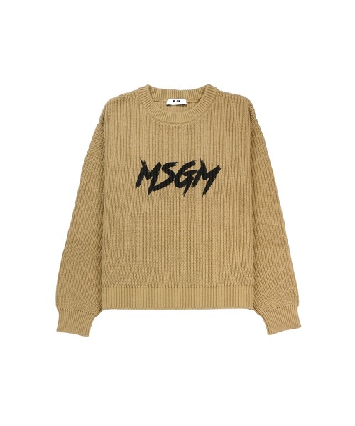 MSGM｜エムエスジーエム（キッズ）のニット/セーター（イエロー/黄色系